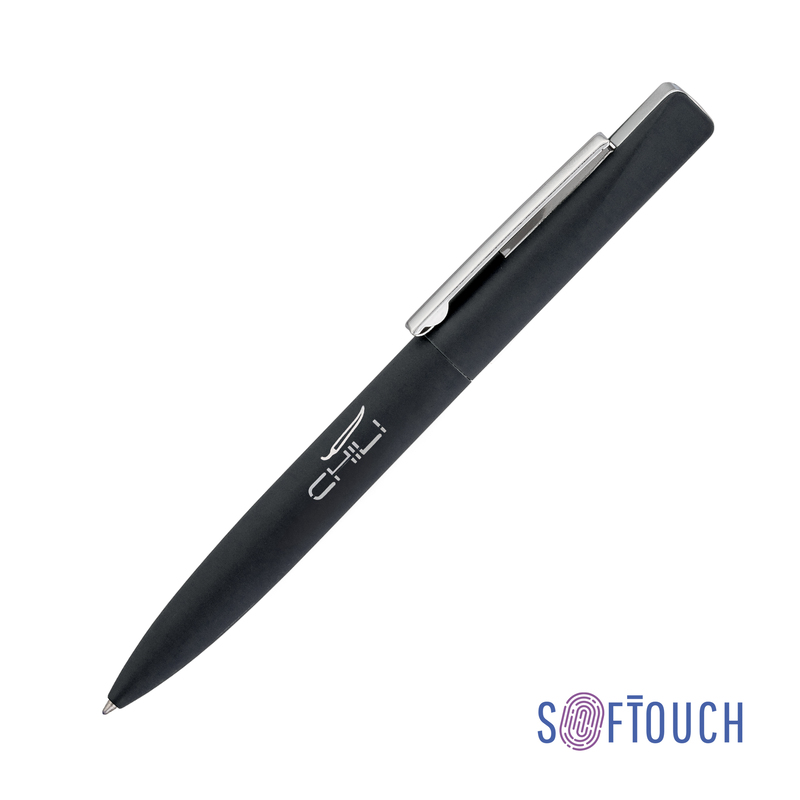 Ручка шариковая "Mercury", покрытие soft touch с логотипом