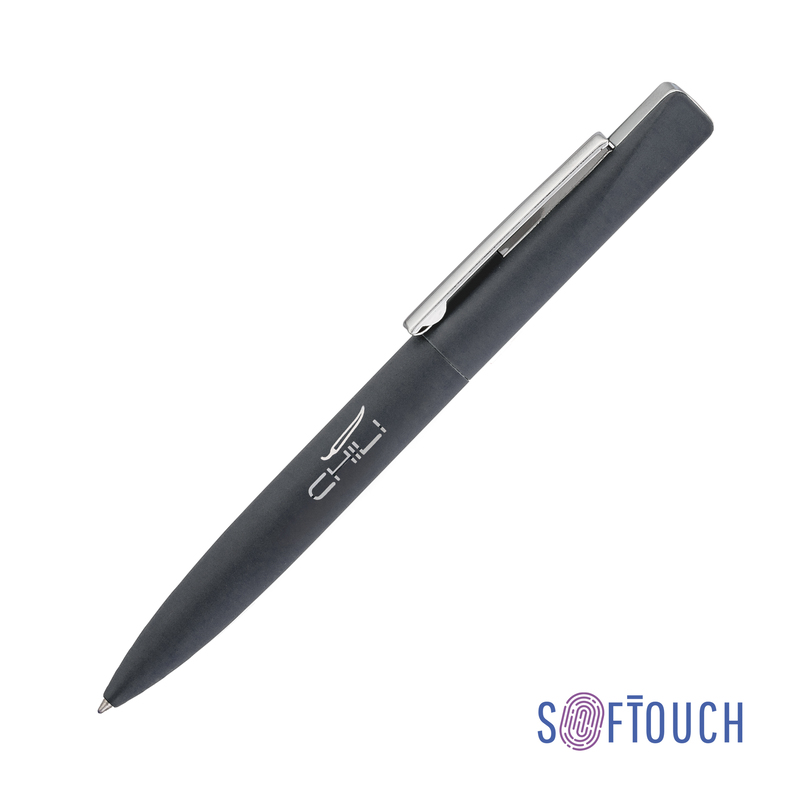 Ручка шариковая "Mercury", покрытие soft touch с логотипом