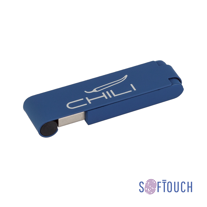 Флеш-карта "Case" 8GB, покрытие soft touch с логотипом