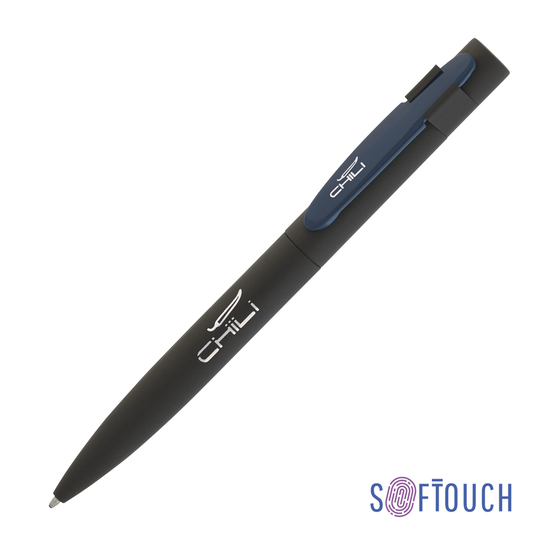 Ручка шариковая "Lip", покрытие soft touch с логотипом
