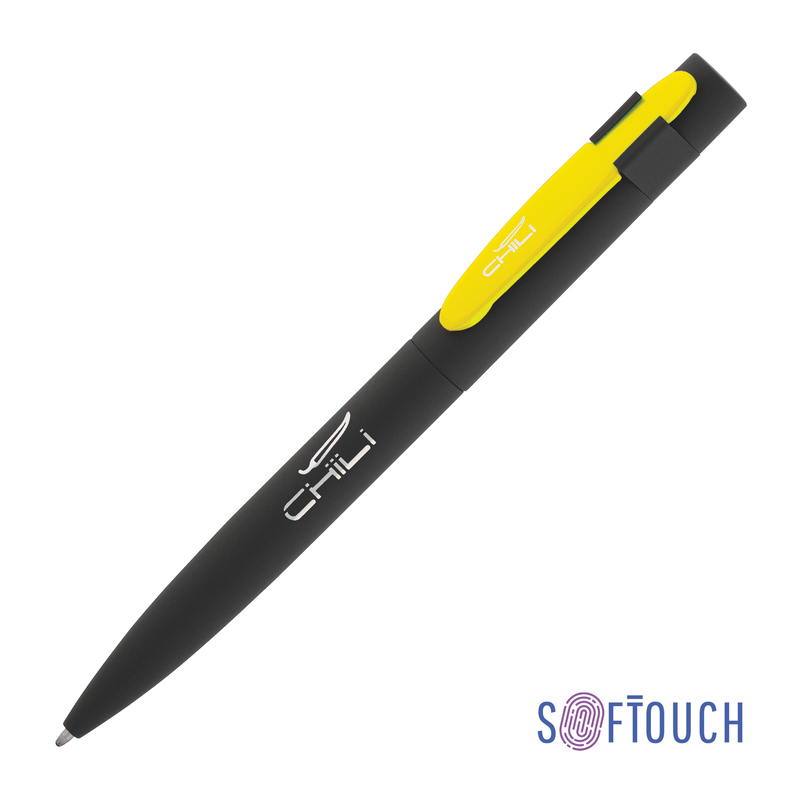 Ручка шариковая "Lip", покрытие soft touch с логотипом