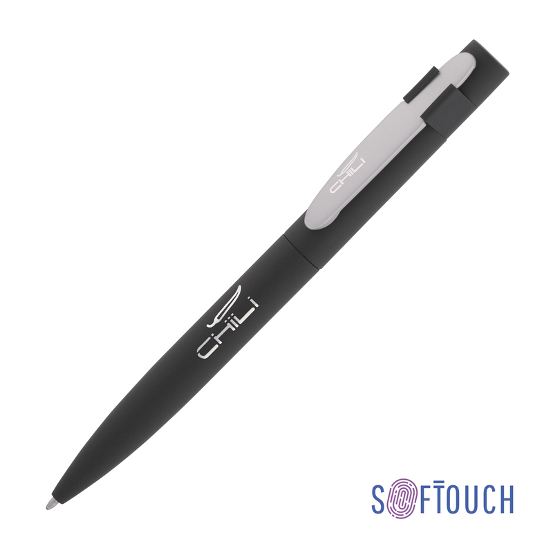 Ручка шариковая "Lip", покрытие soft touch с логотипом