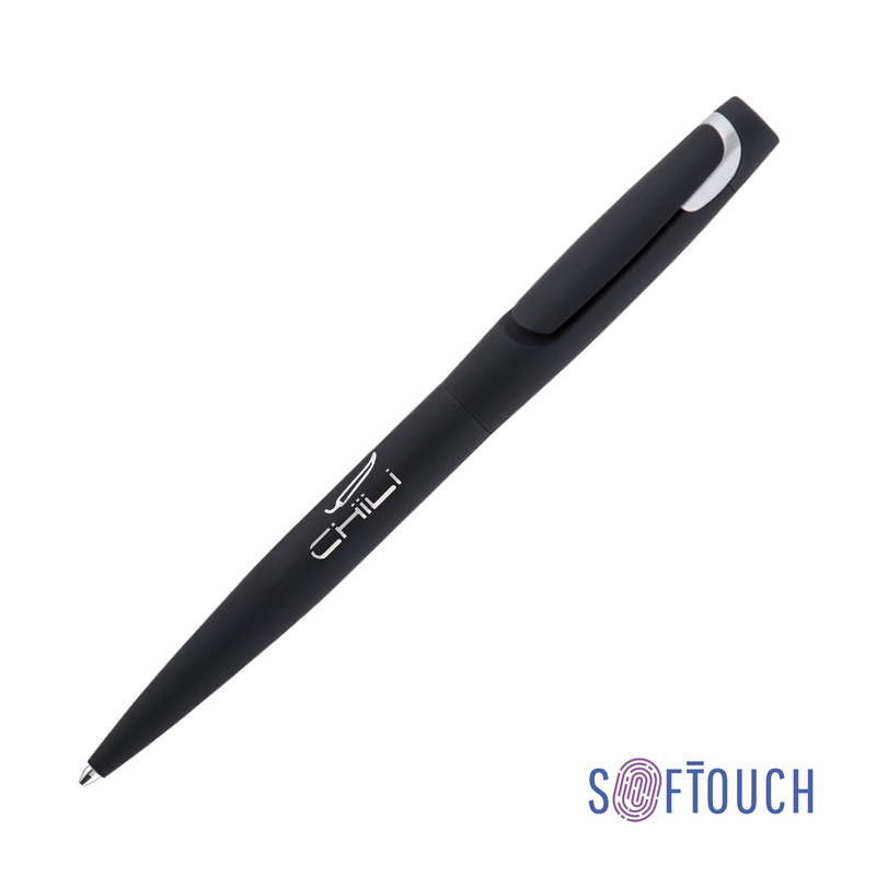 Ручка шариковая "Saturn" покрытие soft touch с логотипом
