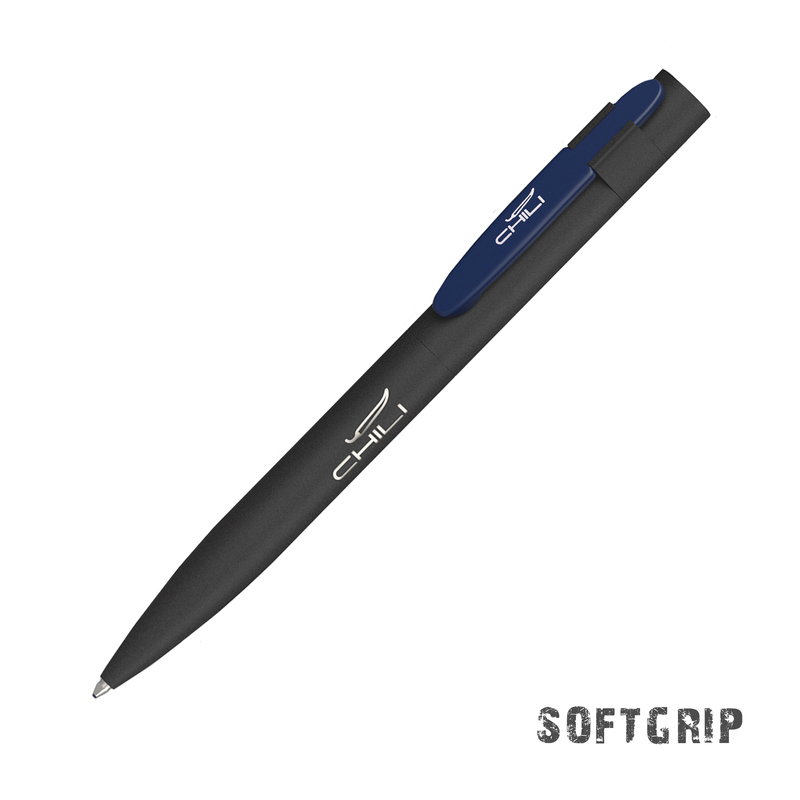 Ручка шариковая "Lip SOFTGRIP" с логотипом