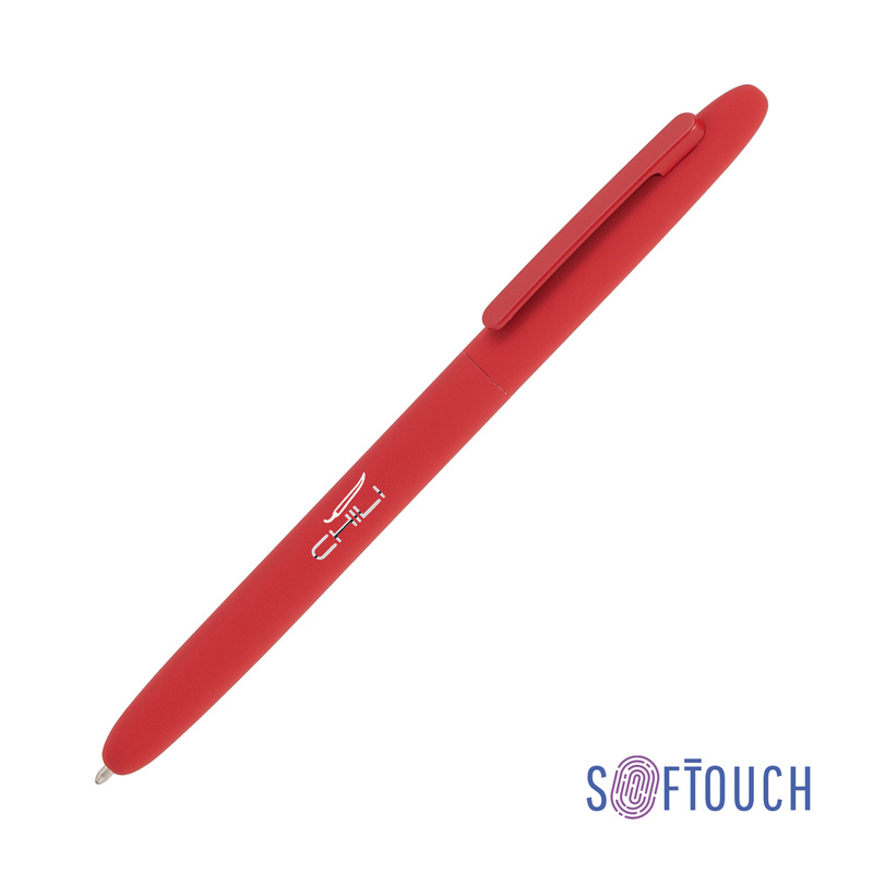 Ручка шариковая "Vega", покрытие soft touch с логотипом