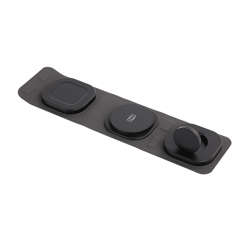 Складная беспроводная (15W) зарядная станция "Magic Case" с MagSafe для смартфона, часов и наушников с логотипом