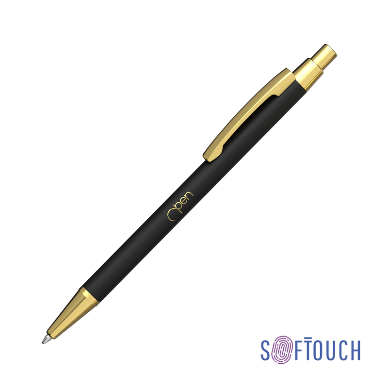 Ручка шариковая "Ray", покрытие soft touch с логотипом