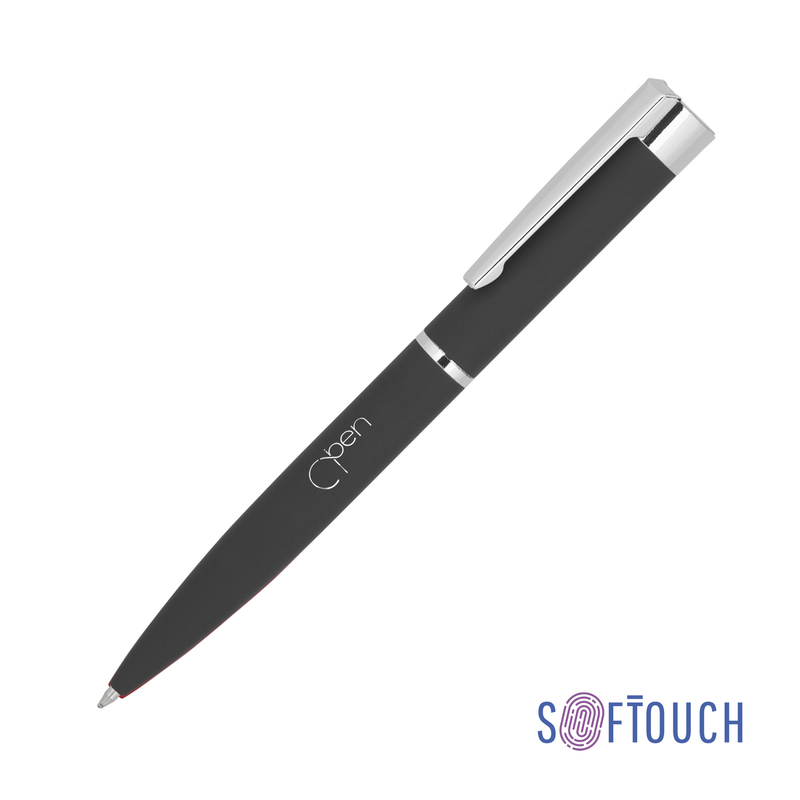 Ручка шариковая "Alice", покрытие soft touch с логотипом