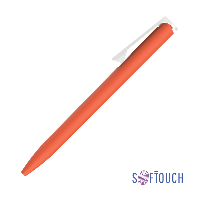 Ручка шариковая "Clive", покрытие soft touch с логотипом
