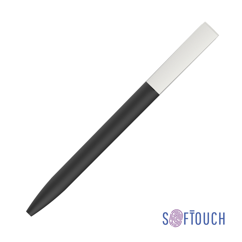 Ручка шариковая "Clive", покрытие soft touch с логотипом