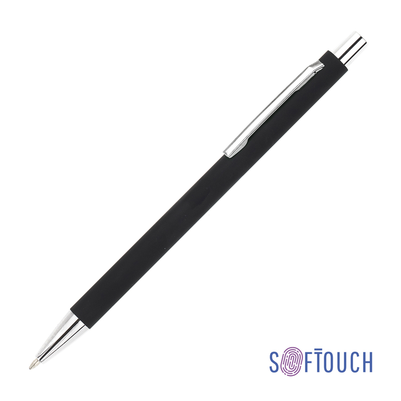 Ручка шариковая "Trade", покрытие soft touch с логотипом