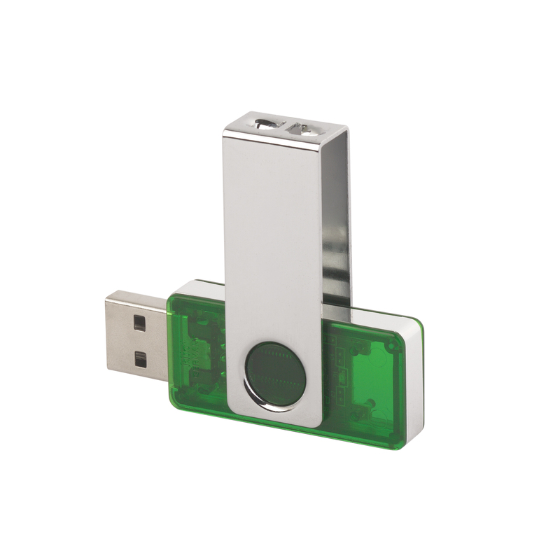 Флеш-карта TWISTA Transparent MS, 16Гб с логотипом