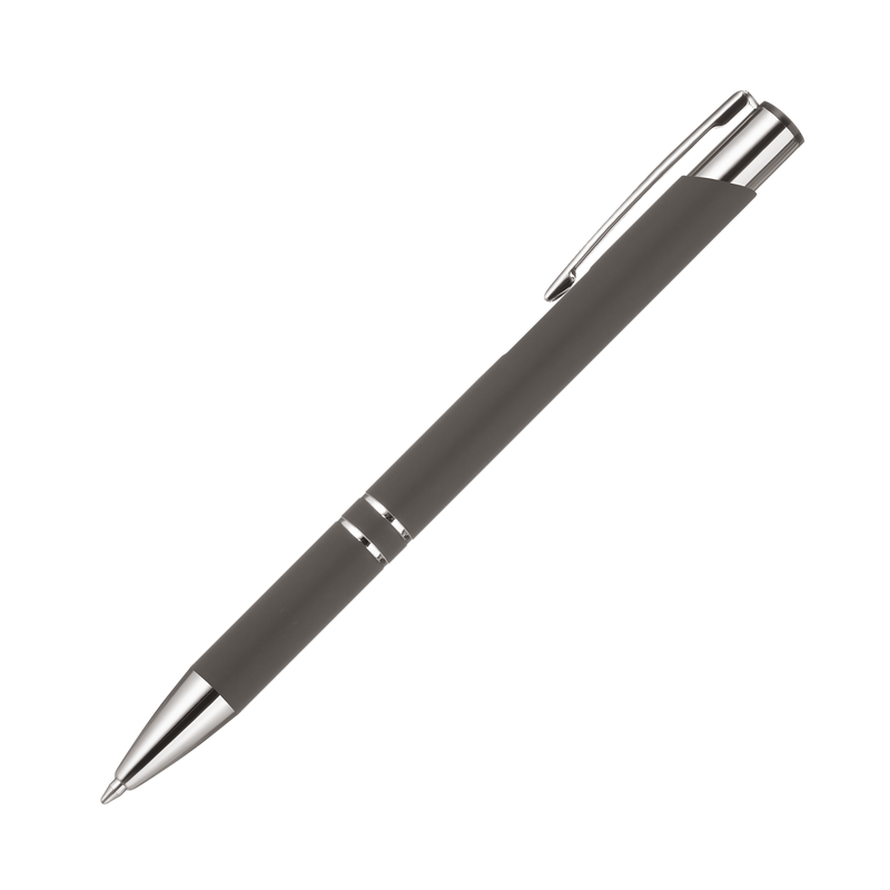 Шариковая ручка Альфа (Alpha), какао с логотипом