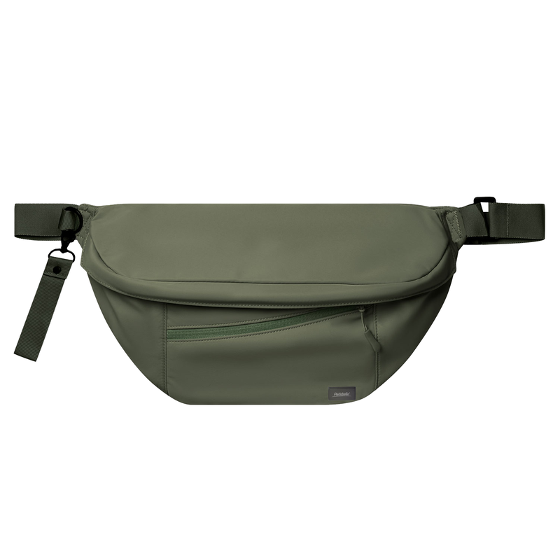 Сумка через плечо (cross body) Бостон (Boston), зеленая с логотипом