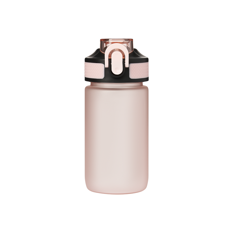 Бутылка для воды Флип мини (Flip mini), пыльная роза с логотипом