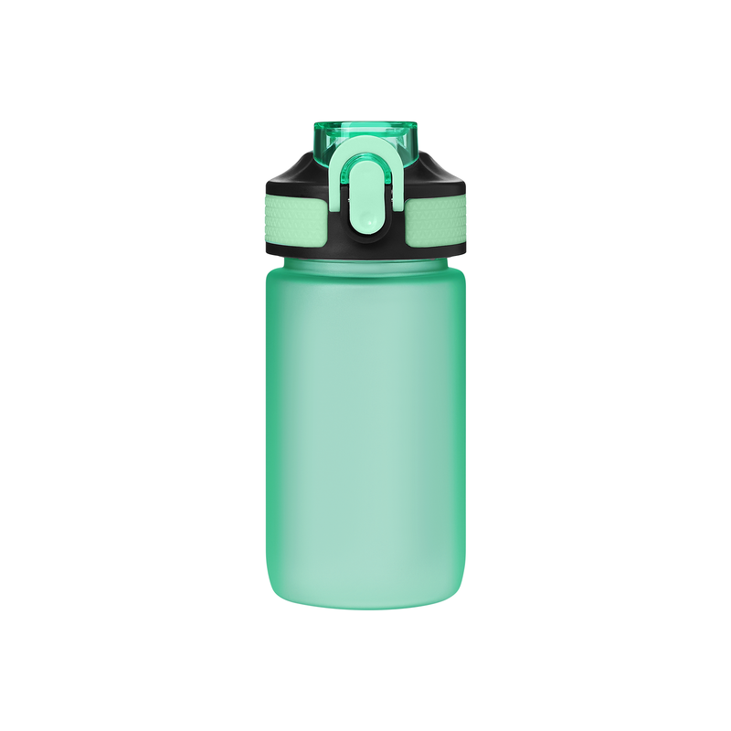 Бутылка для воды Флип мини (Flip mini), бирюзовая с логотипом