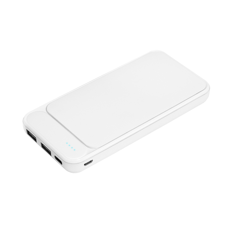Внешний аккумулятор Старлайт Плюс НЕО (Starlight Plus NEO) 10000 mAh, белый с логотипом
