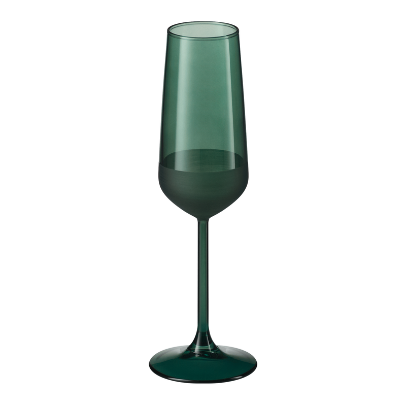 Бокал для шампанского Эмеральд (Emerald), зеленый с логотипом