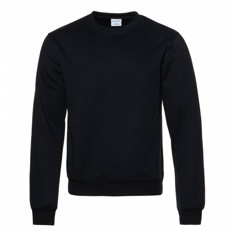 Свитшот унисекс STAN интерсофт 320, 68, Чёрный,  (20)  (52/XL) с логотипом