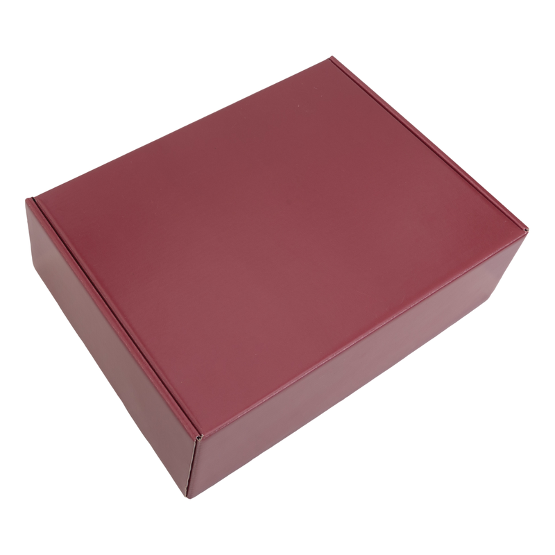 Коробка Hot Box (бордовая) с логотипом