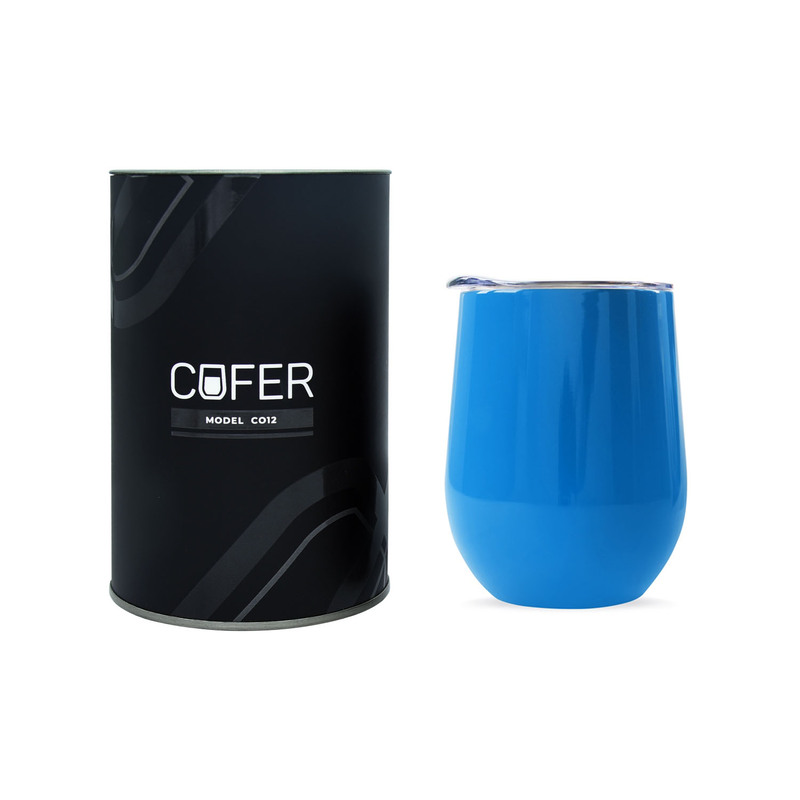 Набор Cofer Tube CO12 black (голубой) с логотипом