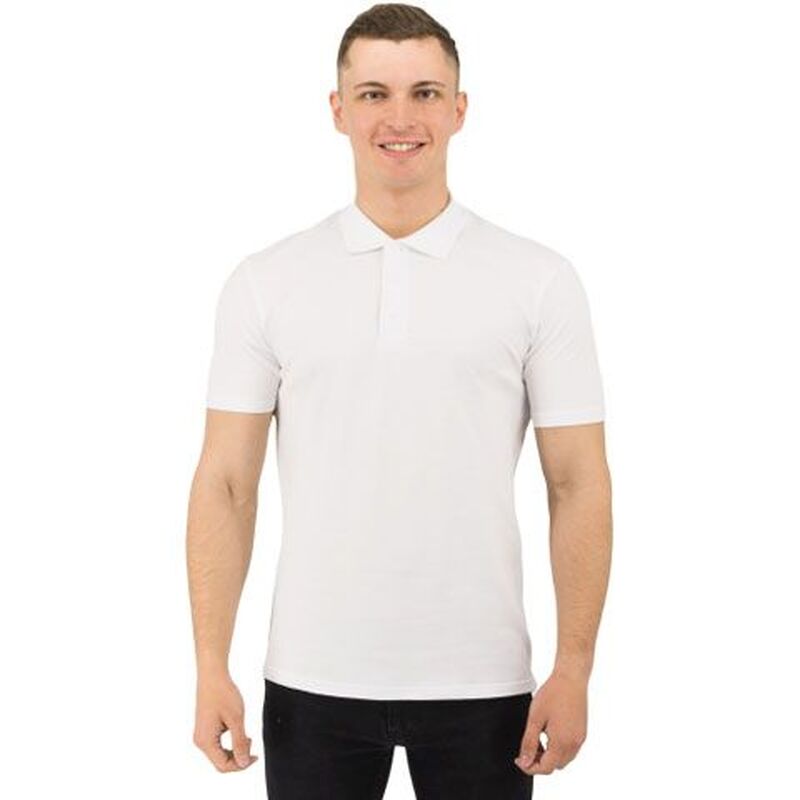 Рубашка поло Rock, мужская (белая, 2XL) с логотипом