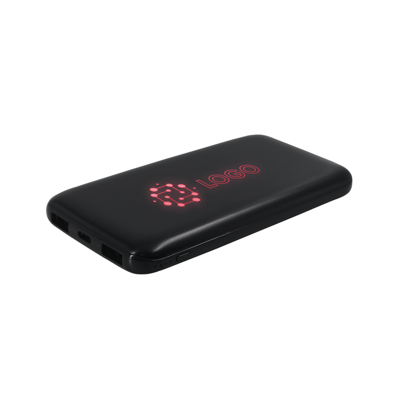 Внешний аккумулятор с подсветкой Bplanner Power 4 ST, 8000 mAh (Красный) с логотипом