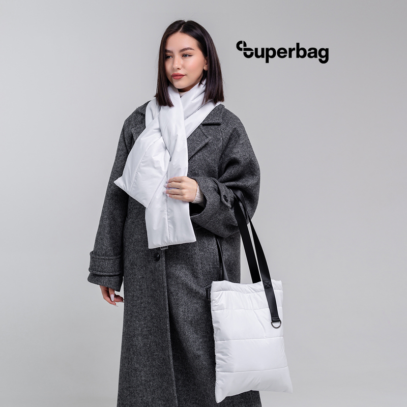 Набор Superbag Bubble (белый) с логотипом