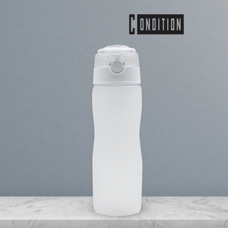 Бутылка для воды AqualityBottle, 680мл (белый) с логотипом
