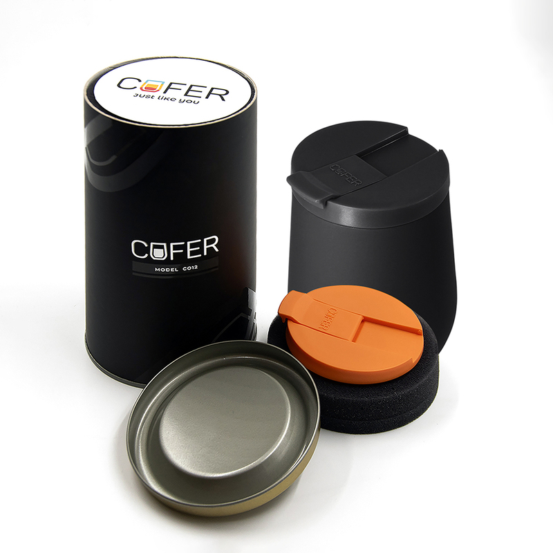 Набор Cofer Tube NEO DUO CO12s (М) black (чёрный с оранжевым) с логотипом