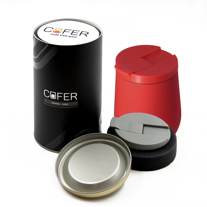 Набор Cofer Tube NEO DUO CO12s (М) black (красный с серым) с логотипом