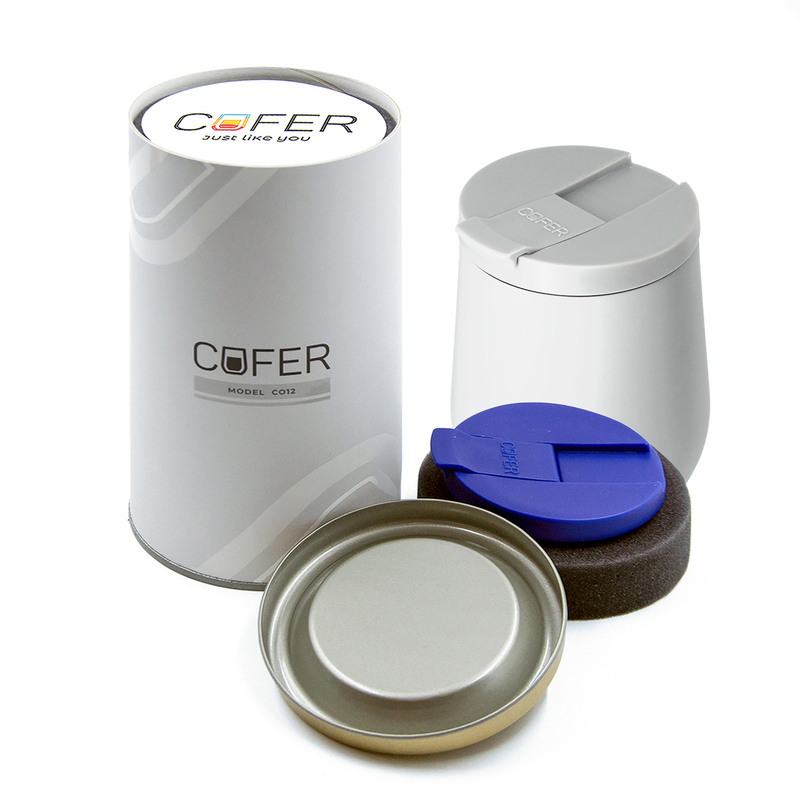 Набор Cofer Tube NEO DUO CO12s (М) grey (белый с синим) с логотипом