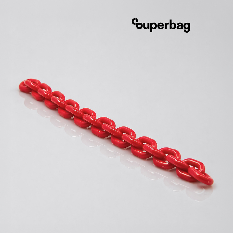 Цепочка Ring для обвеса, L=20см (красный) с логотипом