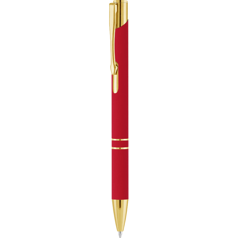 Ручка KOSKO SOFT GOLD Красная 1029.03 с логотипом