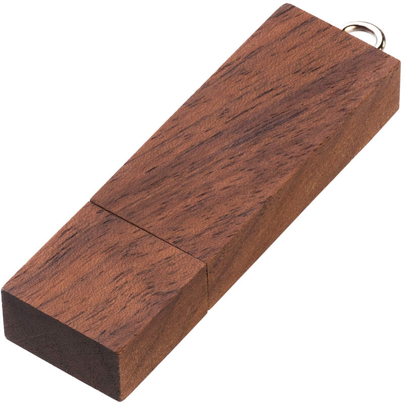 Флешка BRIKS WOOD Темное дерево 4001.32.8ГБ с логотипом