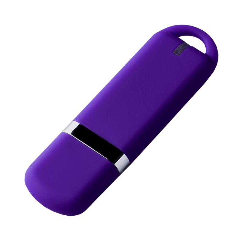 Флешка MIRAX SOFT Фиолетовая PURPLE MEDIUM C 4020.11.8ГБ с логотипом