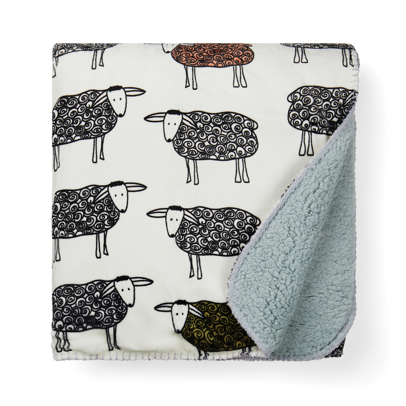Плед VINGA Sheep из rPET GRS с логотипом