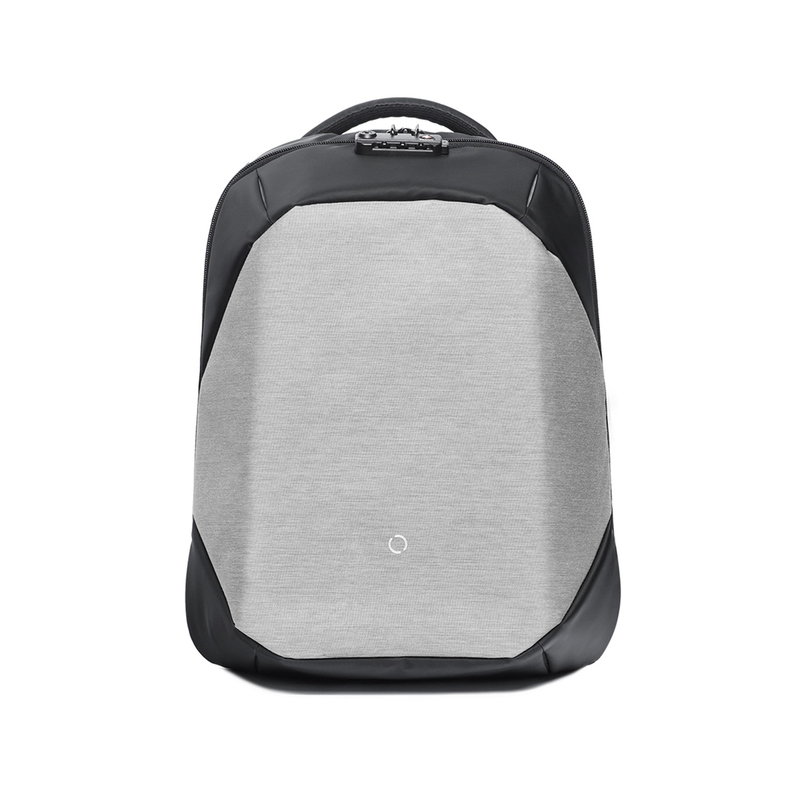 Рюкзак KORIN ClickPack 46х34х16 см, черный/серый с логотипом