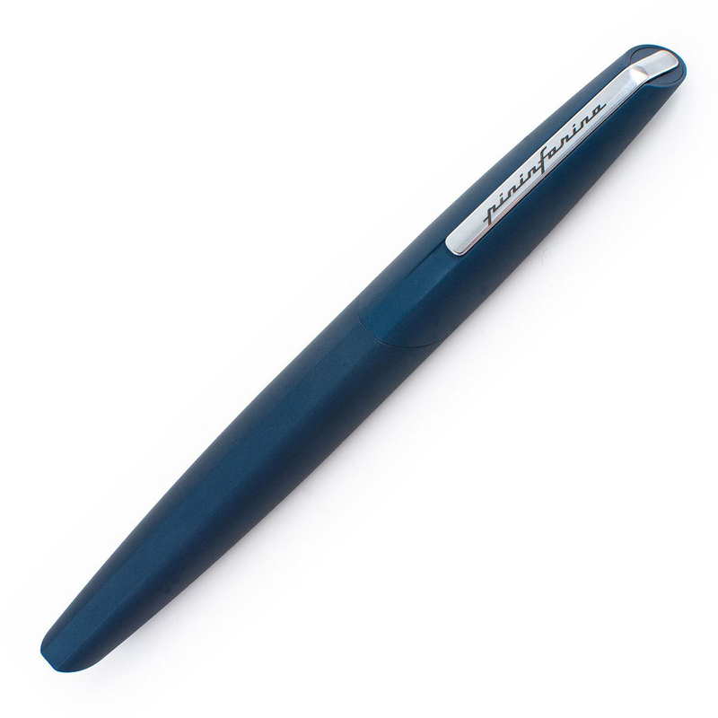 Ручка-роллер Pininfarina PF Two DARK BLUE с логотипом