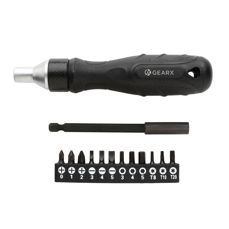 Отвертка с трещоткой Gear X с логотипом
