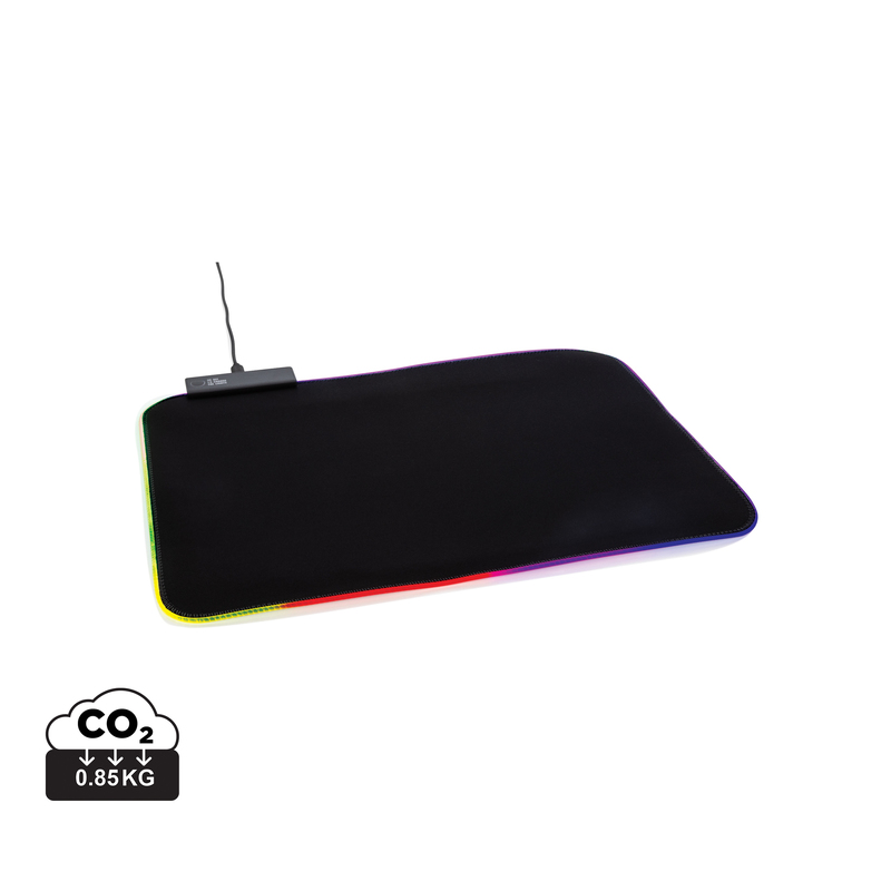 Игровой коврик для мыши с RGB-подсветкой с логотипом