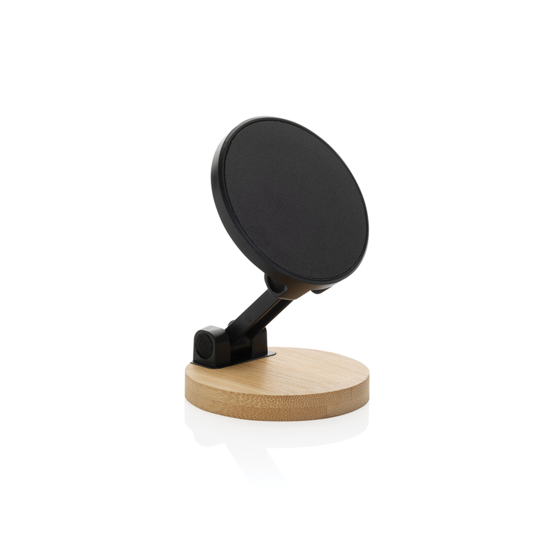 Подставка для телефона Magmount из бамбука и переработанного пластика RCS с логотипом
