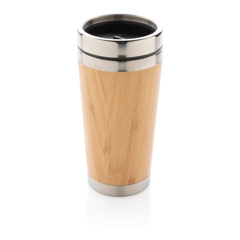 Термокружка Bamboo, 450 мл с логотипом