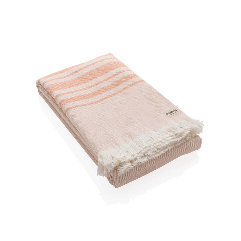 Накидка Ukiyo Yumiko из переработанного хлопка AWARE™, 100x180 см с логотипом