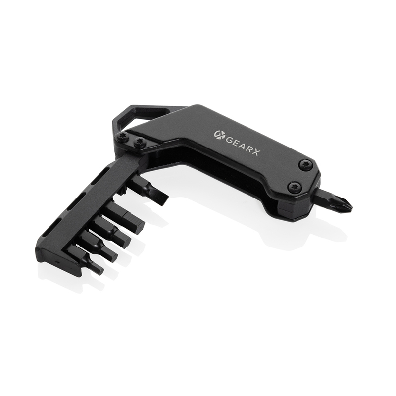 Мультитул GearX с битами, 6 шт. с логотипом