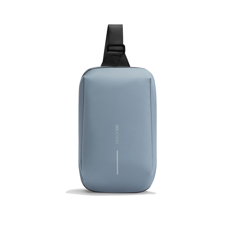 Антикражный рюкзак Urban Sling, голубой с логотипом