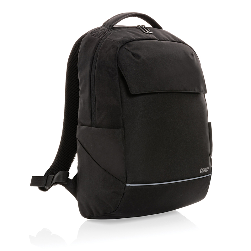 Рюкзак для ноутбука Swiss Peak Brooke из rPET AWARE™, 15,6’’ с логотипом