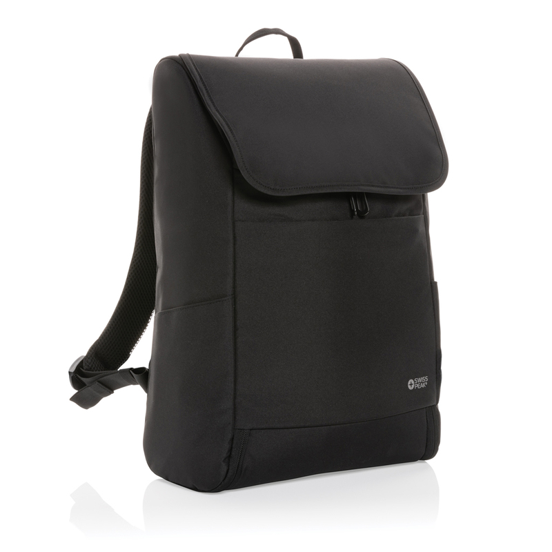 Рюкзак для ноутбука Swiss Peak Fern из rPET AWARE™, 15,6’’ с логотипом