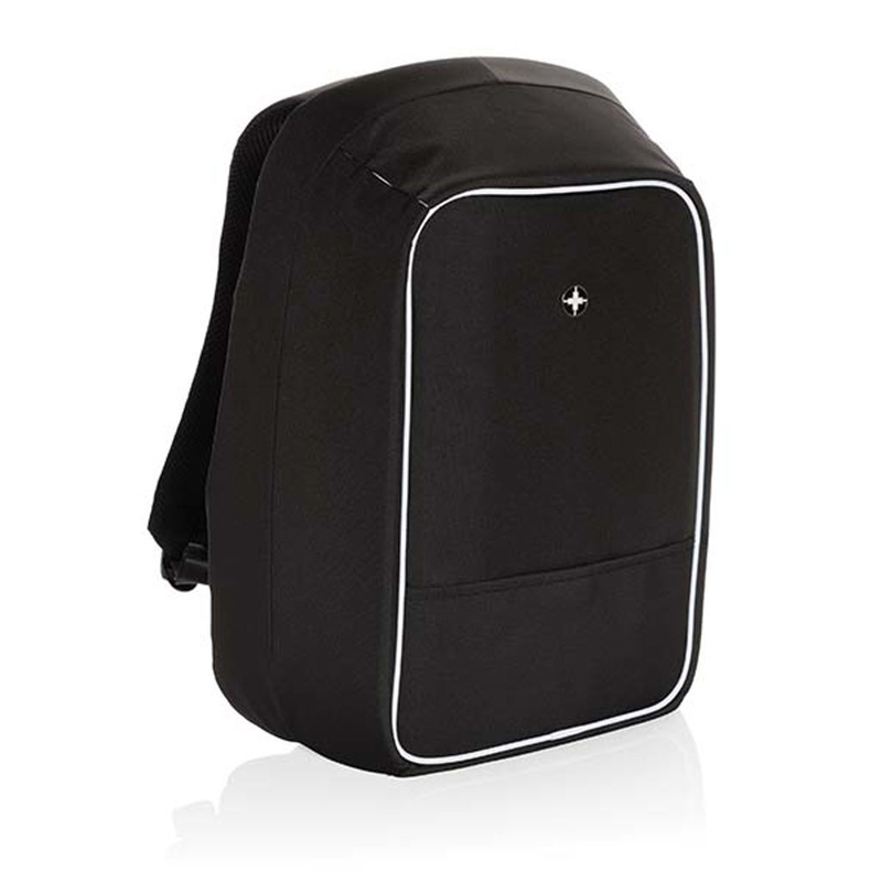 Антикражный рюкзак для ноутбука Swiss Peak из rPET AWARE™, 15,6’’ с логотипом