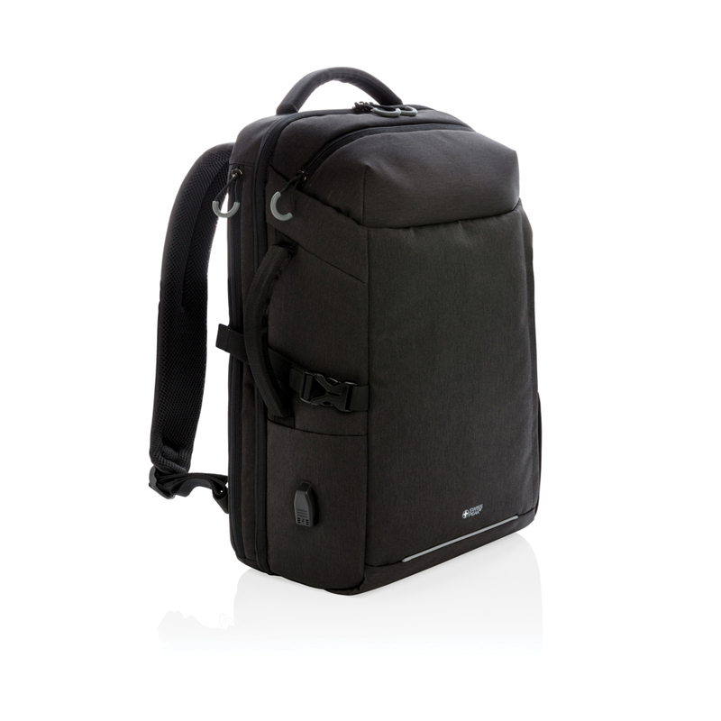 Рюкзак для путешествий Swiss Peak XXL из rPET AWARE™, 17’’ с логотипом